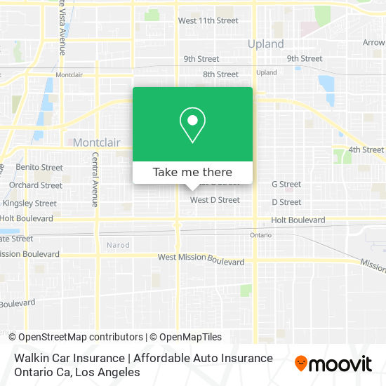 Mapa de Walkin Car Insurance | Affordable Auto Insurance Ontario Ca