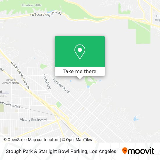 Mapa de Stough Park & Starlight Bowl Parking