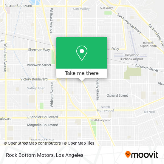 Rock Bottom Motors map