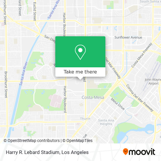 Mapa de Harry R. Lebard Stadium