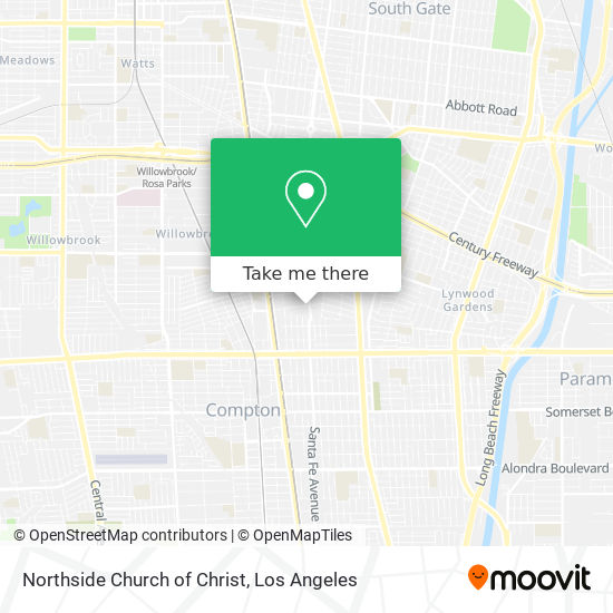 Mapa de Northside Church of Christ