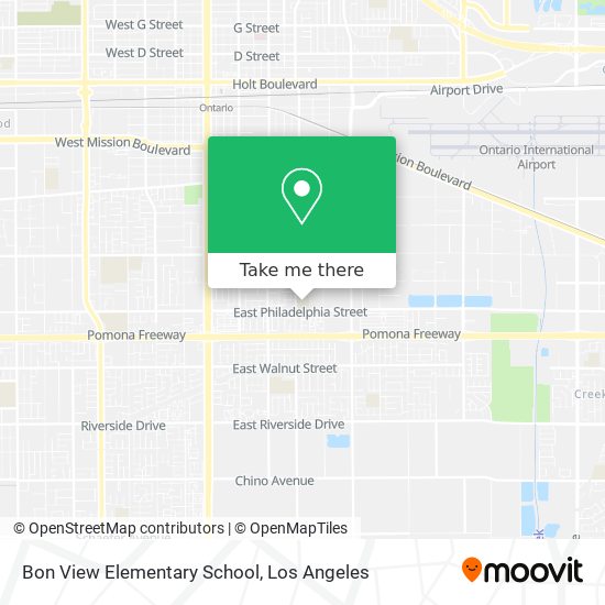 Mapa de Bon View Elementary School