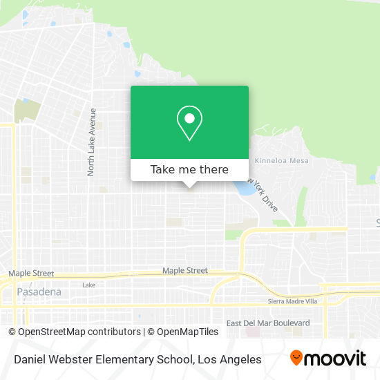 Daniel Webster Elementary School map