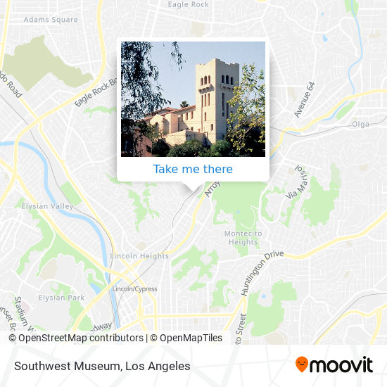 Mapa de Southwest Museum