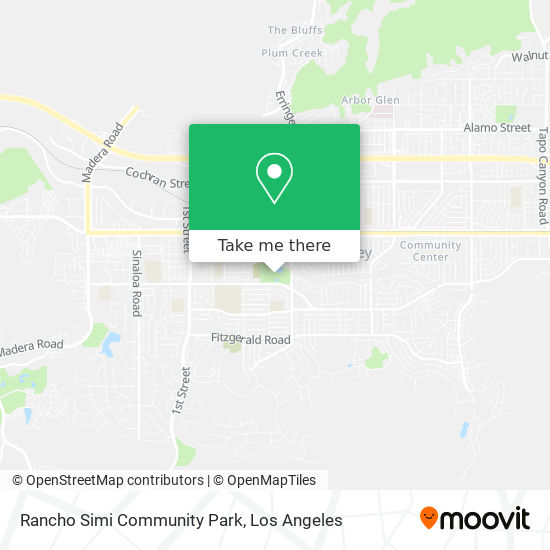 Mapa de Rancho Simi Community Park