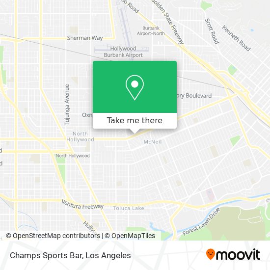 Champs Sports Bar map