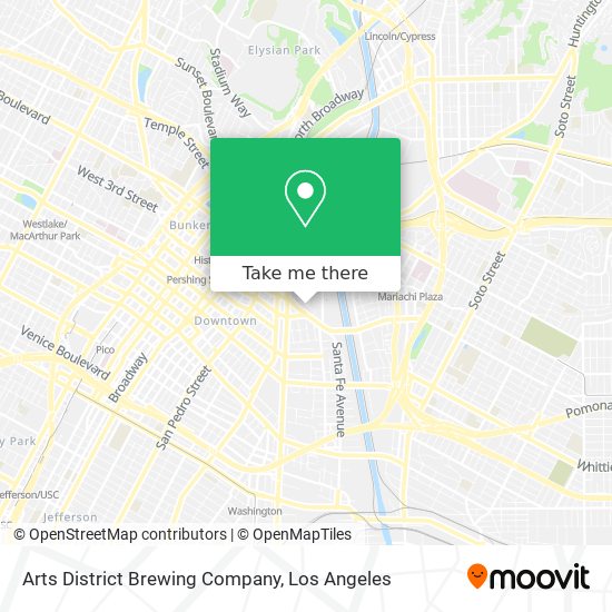 Mapa de Arts District Brewing Company