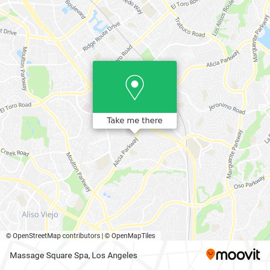 Massage Square Spa map