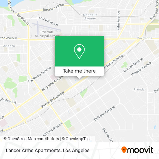 Lancer Arms Apartments map