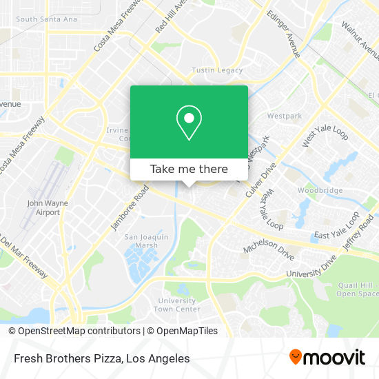 Fresh Brothers Pizza map
