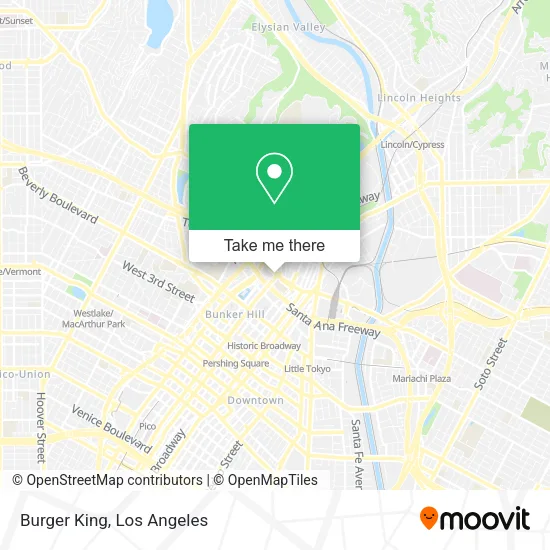 Burger King map