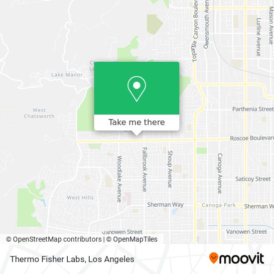 Thermo Fisher Labs map