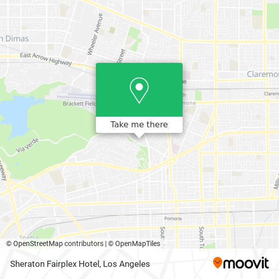 Sheraton Fairplex Hotel map