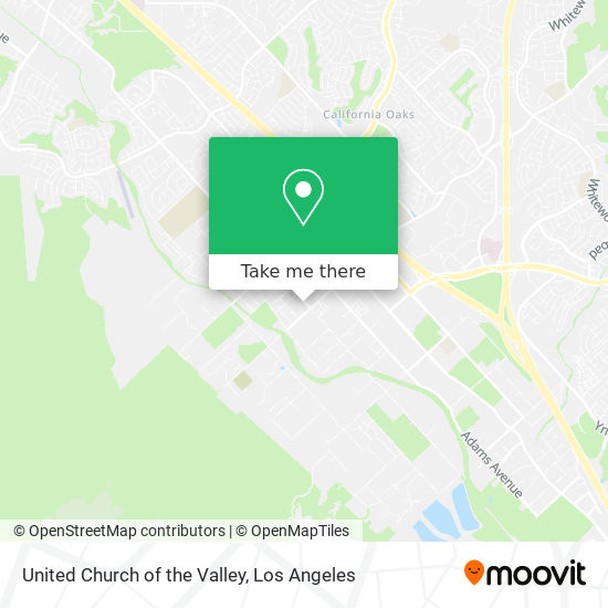 United Church of the Valley map