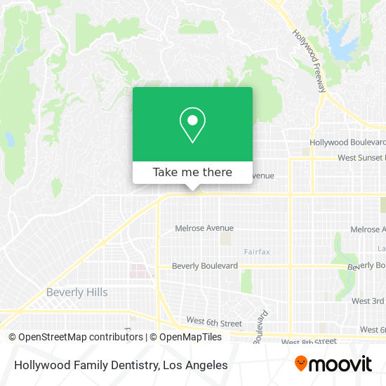 Mapa de Hollywood Family Dentistry