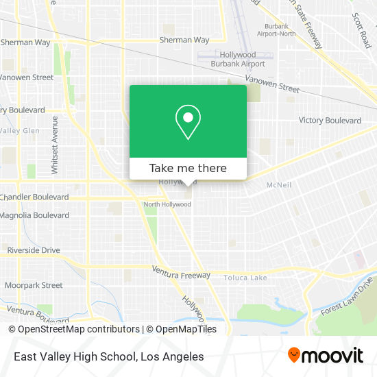 East Valley High School map