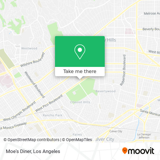 Moe's Diner map