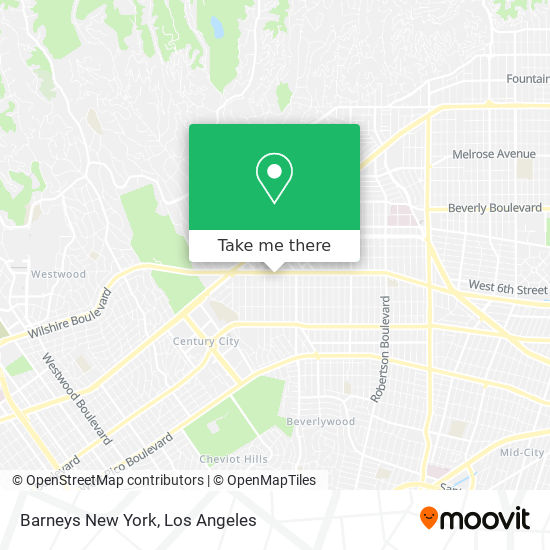 Barneys New York map