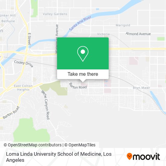 Loma Linda University School of Medicine map