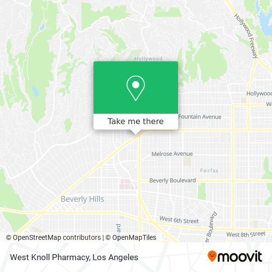 West Knoll Pharmacy map