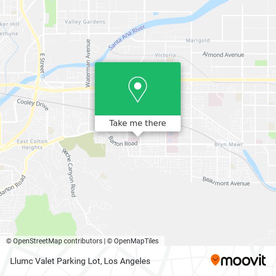 How to get to Llumc Valet Parking Lot in Loma Linda by Bus or Train