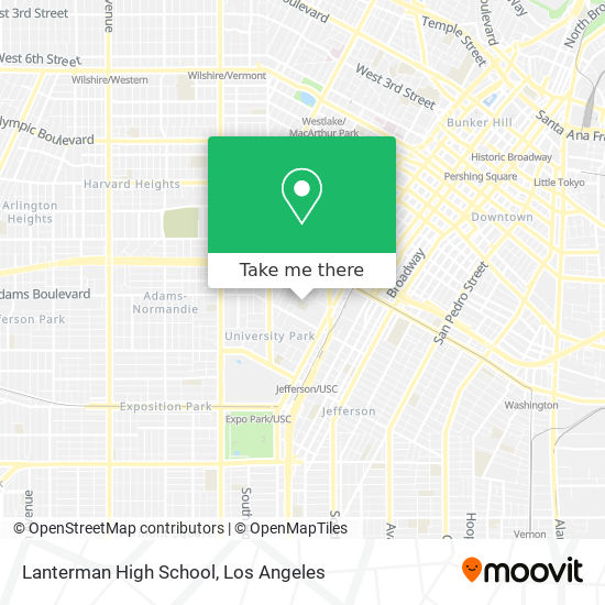 Mapa de Lanterman High School