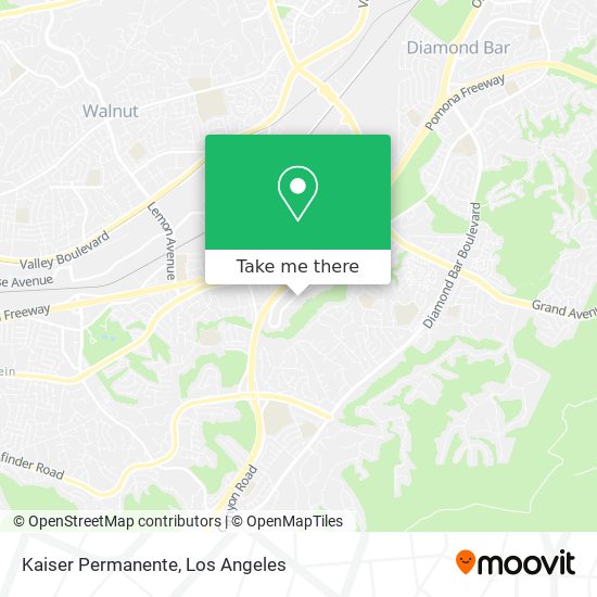 Kaiser Permanente map