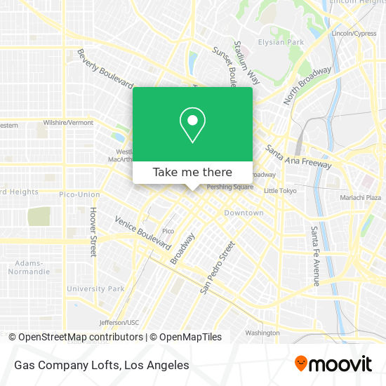 Gas Company Lofts map