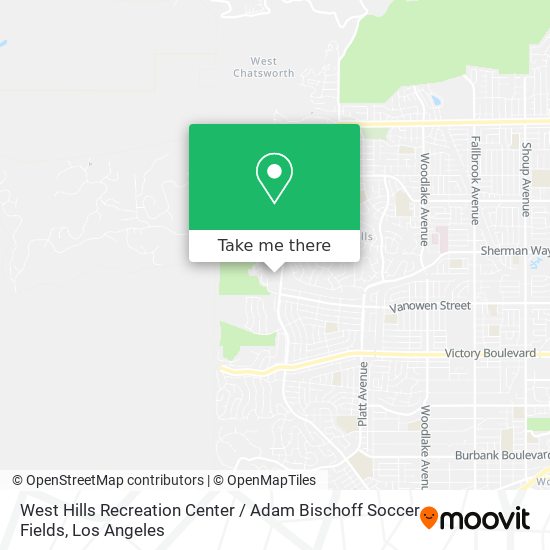 West Hills Recreation Center / Adam Bischoff Soccer Fields map