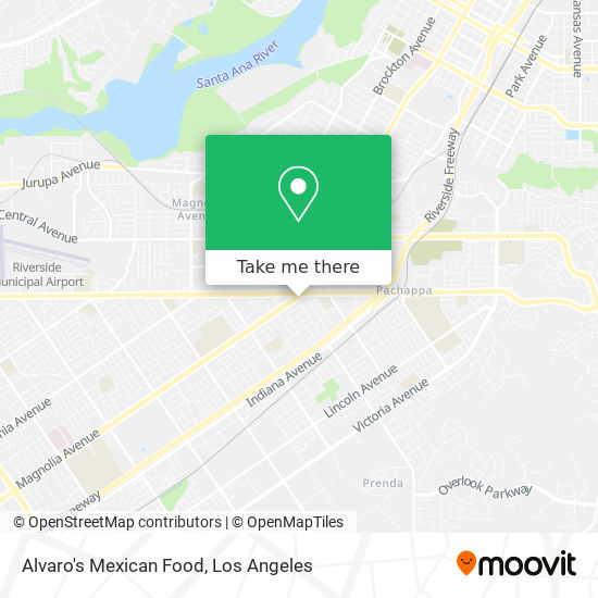 Mapa de Alvaro's Mexican Food