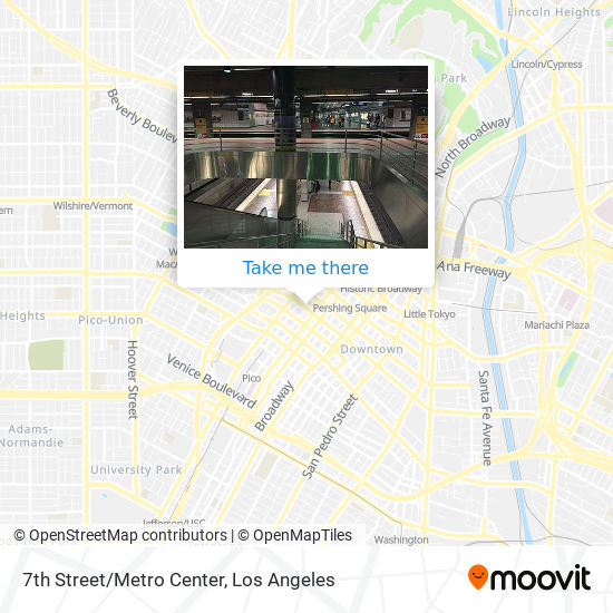 Mapa de 7th Street/Metro Center