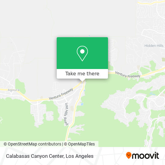 Calabasas Canyon Center map