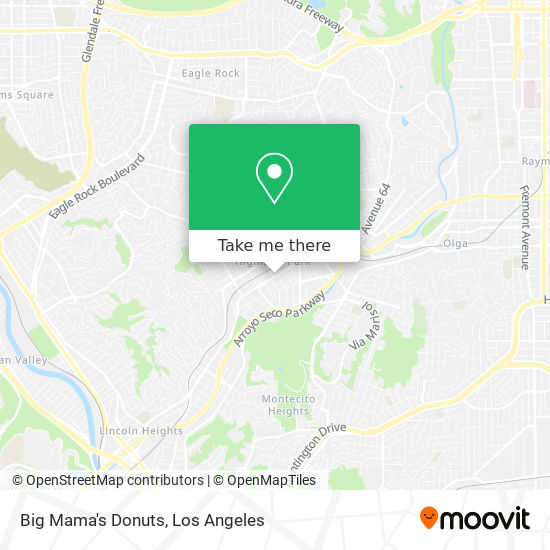 Mapa de Big Mama's Donuts