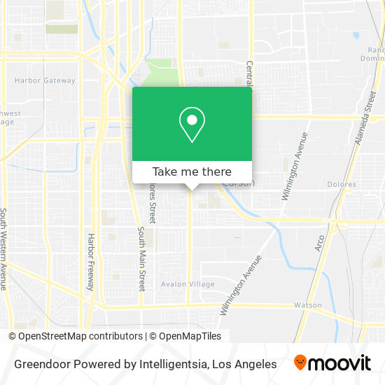 Greendoor Powered by Intelligentsia map