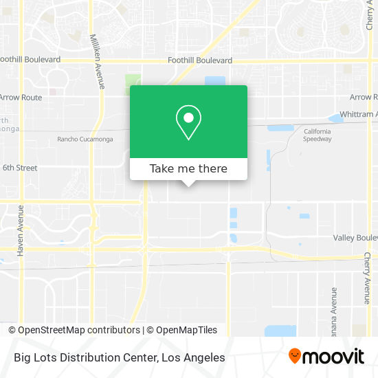 Mapa de Big Lots Distribution Center