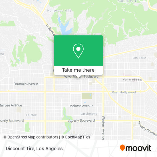 Discount Tire map