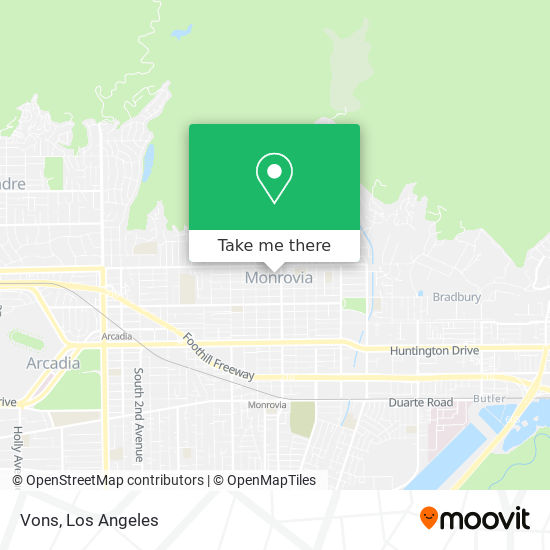 Vons map