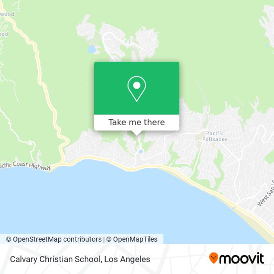 Calvary Christian School map