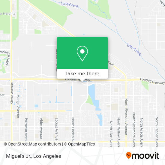 Miguel's Jr. map