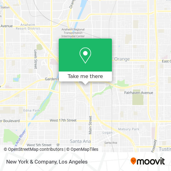 Mapa de New York & Company