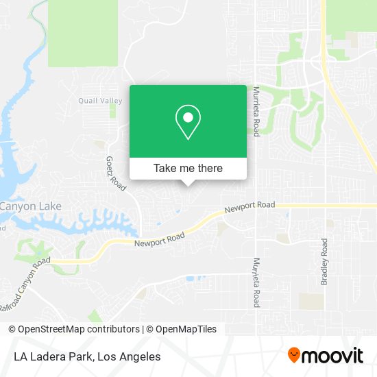 LA Ladera Park map