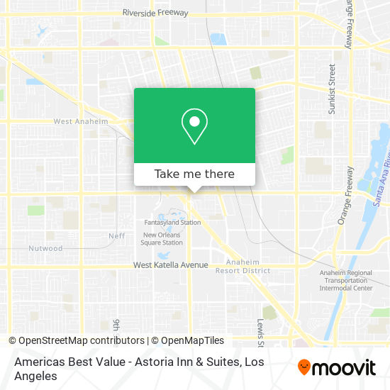 Americas Best Value - Astoria Inn & Suites map