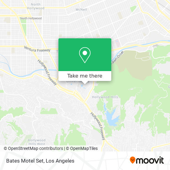 Bates Motel Set map