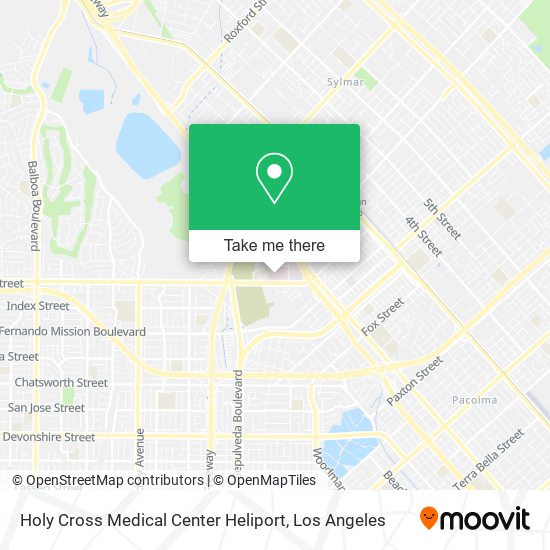 Mapa de Holy Cross Medical Center Heliport