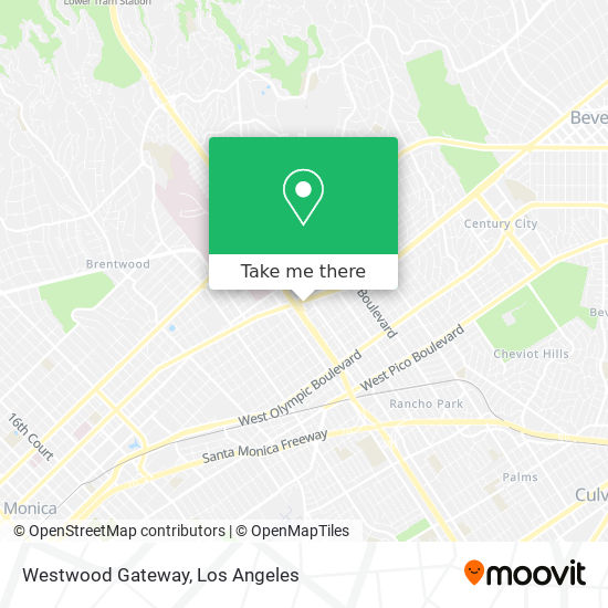 Westwood Gateway map