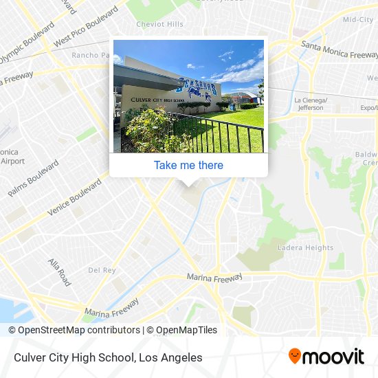 Culver City High School map