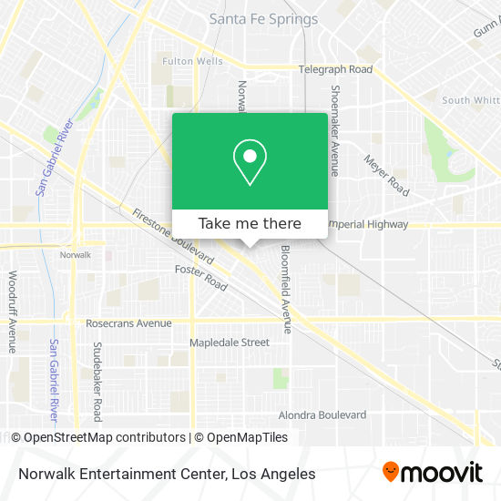 Norwalk Entertainment Center map