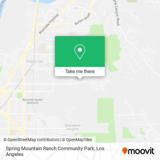 Spring Mountain Ranch Community Park map