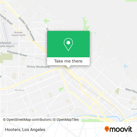 Hooters map