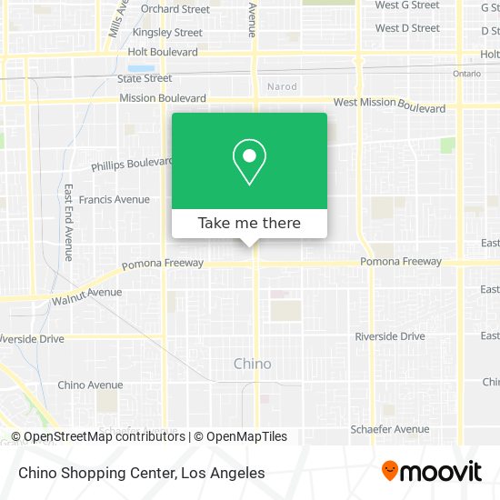 Chino Shopping Center map